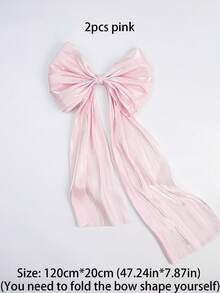 عقدة الفراشة وردي كبير 2 قطعة/1 قطعة للتعليق على الحائط، شريط قماشي للخلفية، هدية لغرفة الفتيات، ديكور حفلة عيد الحب، ديكور جداري لعيد الميلاد، ديكور غرفة الأم، ديكور منزلي رومانسي، ديكور عيد الميلاد، ديكور الشتاء، ديكور العطلات