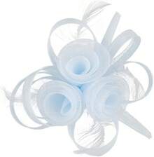 Fascinators Hats Women,Tea Party Fascinator Hair Clip With Feathers Wedding,Derby Hats Headbands - Ha9589-藍色 - 查看 1