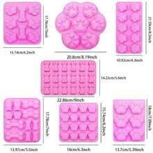 1入組寵物補充劑模具，貓條狗零食模具，DIY補充劑模具，為狗製作不同的假日餐，生日餐，萬聖節禮物 - 彩色 - 查看 9