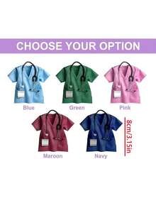 1 pieza Llavero personalizado con nombre de enfermera, llavero de enfermera personalizado, llavero personalizado, llavero de personal médico, llavero de enfermera, regalo para futura enfermera, estudiante de enfermería, escuela de enfermería, llavero de enfermera registrada, llavero de enfermería, colores vibrantes, adorable y encantador - Llavero de ropa de enfermera - Ver 10