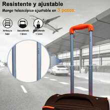 Juego 2 Maletas De Viaje 20 Y 18 Inch Rigidas Ruedas Candado - Marrón - Ver 4