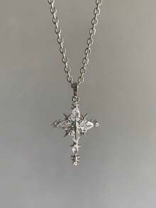 1 chiếc vòng cổ bằng thép không gỉ hình vỏ sò trắng lãng mạn và hoa, trang phục hàng ngày thanh lịch dành cho phụ nữ - Dây chuyền hoa vỏ sò vàng trắng - Xem 14