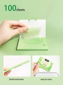 500 Pcs/300 Pcs/100 Pcs Boxed Portable Natural Plant Oil-Absorbing Paper, Easy-To-Use Design, Aromatic Oil Control, Suitable For Oily Skin, Facial Oil-Absorbing Paper, Suitable For Oily Skin, Beauty And Personal Care, Facial Oil Control, Makeup And Skincare.,Blotting Paper,Beauty,Skin Care Products,Spa,Self Care,Skin Care Tools,Face Care,Esthetician Supplies,Skin,Face Wash,Facial