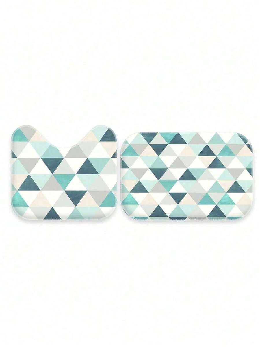 Tapete Banheiro 2 Peças – Antiderrapante,  e Preço de Fábrica - WC5062 - Visão 1