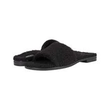 Vionic Demi Sandals Women's US 6 Black Shearling Comfort Slip On Slide JOBB1983 - Black - View 1