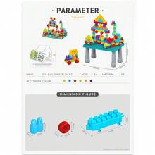 168pcs Building Blocks Game Table + Bullet Shape Building Blocks Combination Set, Building Blocks Set, DIY Building Blocks Toy, STEM Education Toy, Creative Puzzle Building Blocks, Perfect Birthday Gift For Boys And Girls, Back-To-School Season, Christmas, Halloween Gift, Holiday Gift, Three-Dimensional Puzzle Toy