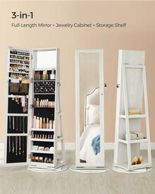 Jewelry Cabinet - White - View 5