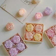 4pcs/Set Creative Rose Scented Candle Set - Perfect Valentine's Day Gift, Birthday Present & Souvenir