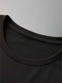 Couple Matching Printed Sleeve Collar-Shirts, Casual Short-Sleeve Tops Couples In Spring And Summer, Women'S Clothing. - 男款黑色 - 查看 6