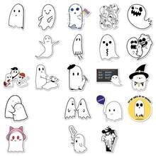 50pcs Cute Ghost Creative Graffiti Stickers For Luggage, Skateboard, Tablet, Cartoon Decals - Multicolor - View 6