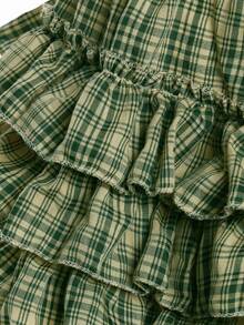.Women's Pankatsu, Pumpkin Pants, Cake Layered Shorts, Leggings, Anti-Shine Shorts - 綠色 - 查看 6