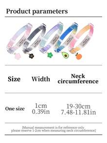 1pc Customized Gradient Colorful Cat Collar, Nylon Material Cat Collar, Can Customize Pet Name, Contact Info, Address, Anti-Lost Engraved Pet Collar, Suitable For Medium & Small Cats - Multicolor - View 2
