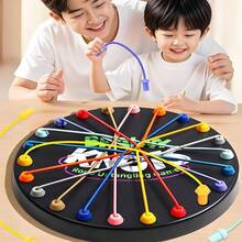 解开绳结挑战，桌面游戏玩具，儿童智力开发，逻辑思维，集中注意力，亲子互动，节日庆典互动游戏，派对礼物，万圣节，圣诞节派对游戏