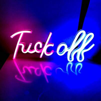Sokka Neon Light Sign Fucko - Neon Light Sign, 5V USB Powered, Decorative For Women's Bedroom, Home