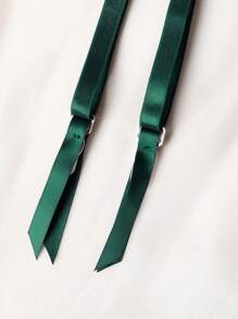 Women's Sexy Embroidered Teddy Lingerie Set - Dark Green - View 10