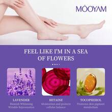 MOOYAM 10片薰衣草去角质足膜，保湿美白亮肤，韩式配方，恢复柔滑细腻的双足，防止干燥脱皮，秋冬必备，适合旅行送礼 - 紫色 - 查看 9