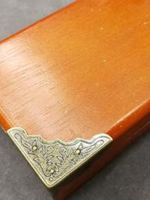 8件/4件复古仿古青铜装饰角件，橱柜门饰条，框架角保护器