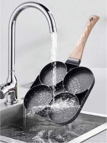 1pc Egg Frying Pan, Non Stick Pancake Frying Pan, Granite Egg Frying Pan With Heat-Resistant And Cooking Handle, Multifunctional Breakfast Frying Pan, Suitable For Gas Stoves And Induction Cookers