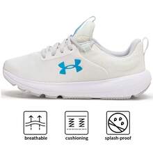 Under Armour Charged Revitalize Lightweight Women's Casual Sneakers For Sports & Travel, Recommend Ordering One Size Up 3026683-302