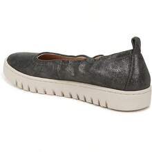 Vionic Uptown Ballet Flat Womens 10 Gray Leather Round Toe Slip On Shoes ZOGG800 - Xám - Xem 3