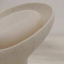 树脂皂盒叶形皂盒 - 自排水皂盒，适用于浴室水槽、淋浴间和厨房，带排水孔的皂盒，保持肥皂干燥，易于清洁