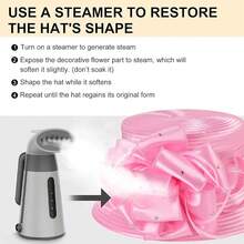 2025 Bucket Hats Women Ladies Girls, Organza Derby Fascinator Hat Tea Party Bridal Church, Hats - A-4585粉紅色 - 查看 5