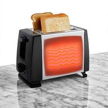 Retro Aesthetic Silver Black Color Blocked Stainless Steel Toaster Oven Combination - Baking, Baking And Baking Bread, Home Breakfast Capacity Below 500mL, 6-7 Timed Gear Settings, Detachable Breadcrumb Tray, Kitchen Countertop Decoration Suitable For Small Spaces - US A Type Plug(110-127V) - View 6