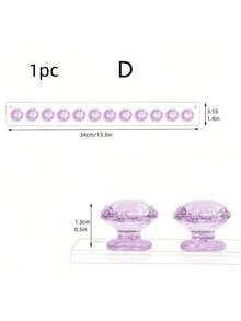 1 Giá treo đồ trang sức trong suốt gắn tường - Giá trưng bày nhiều móc cho vòng cổ, vòng tay và hoa tai - Lý tưởng cho bàn trang điểm, tủ gương và ký túc xá - trong suốt - Xem 14