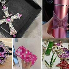 SS6, SS10, SS16, SS20 Fuchsia Hotfix Rhinestones, 1000pcs/1440pcs Per Pack, Suitable For Jewelry, Garments, Dresses, Dance Costumes, DIY Ironing, Shoes, Hats, Apparel Accessories