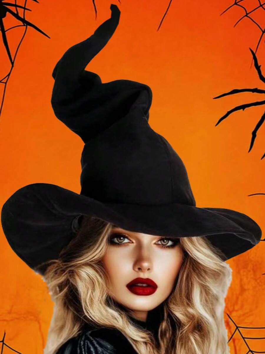 Mũ phù thủy Ibeauti, phụ kiện mũ phù thủy dành cho người lớn trong dịp Halloween, dùng để nhập vai, được làm từ vải polyester chất lượng cao, đường may tỉ mỉ, bền và ấm áp, thoáng khí và thoải mái, dễ đội, có thể gấp gọn và mang theo, phù hợp cho các bữa tiệc Halloween, dạ hội hóa trang, lễ hội hóa trang, tiệc theo chủ đề và biểu diễn sân khấu. - Găng tay đen - Xem 1