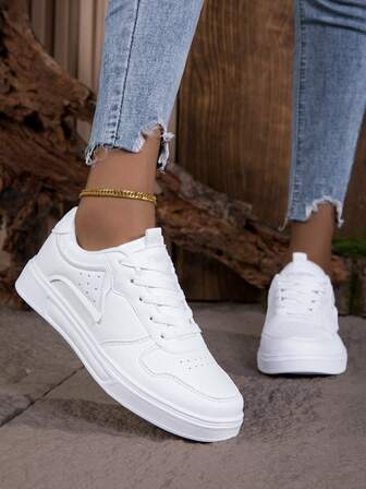 Zapatos deportivos casuales nuevos para mujer, zapatos de skateboard de talla grande para exteriores, tenis