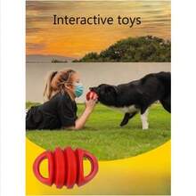 Juguetes para perseguir perros, juguetes interactivos de entrenamiento con forma de rugby para morder y jugar, hechos de materiales resistentes a la mordida y al juego, fáciles de limpiar y flotan, suaves y cómodos para el desgaste y la limpieza de los dientes, esenciales para la persecución y el juego al aire libre de mascotas, adecuados para perros de tamaño mediano y grande