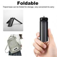 Universal Gimbal Handheld Handle For DJ Pocket 3/Insta360 X5/GoPro/Camera DJ OM 5 OSMO Stabilizer Handheld Fixed Desktop Tripod - Black - View 6