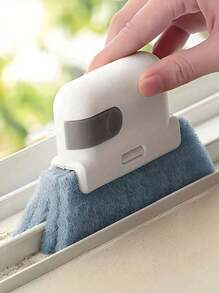 1pc Gray Window Gap Cleaning Brush, For Window Gap, Track, Corner And Bar Cleaning - Grey - View 15