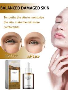 3套亚洲积雪草护肤套装，100ml洁面油，120g洗面奶，30ml精华，用于清洁毛孔和减少细纹，完美的节日礼物套装