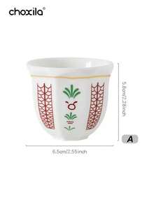 choxila 1个中东风格甜点碗/杯，郁金香或椰子树图案，可用作茶几上的零食和水果托盘，高品质托盘，适合家庭聚会、下午茶、卧室、客厅和酒店使用。 - 甜點碗 - 查看 13