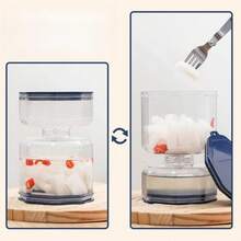 Airtight Canning Jar With Liquid Separator And Fork - 彩色 - 查看 3