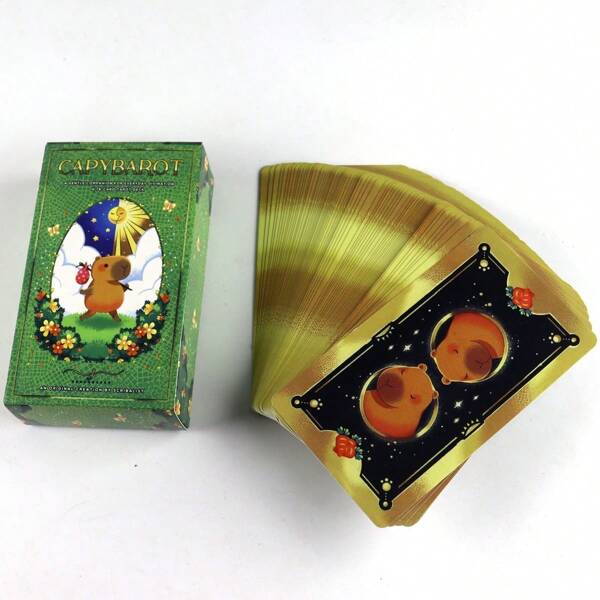 Capybara Tarot Cards Deck Fun Casual Tarot Cards, Party Party Board Game, Party Atmosphere Props, Friends Party Game Props, Gifts For Friends