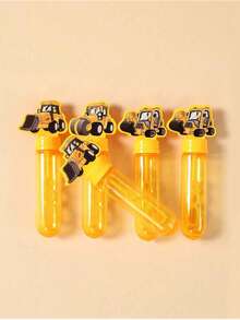 10Pcs Empty Engineering Vehicle Pattern Bubble Tubes(Bubble Liquid Is Not Included),Thick Plastic Party Bubble Stick , Reusable Bubble Soap Bottle,Engineering Vehicle Party Favors & Decorations,Construction Vehicle Party Supplies,Outdoor Party Decoration,Bubble Birthday Party Gift,Gender Reveal Party Decor,Birthday Decorations,Babyshower Supplies,Wedding Decor,Wedding Items,Bridal Shower Favors,Holiday Party Supplies