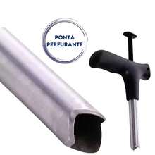 Furador de Coco - Perfurador Manual Prático - Abridor Inox Clink - Preto - Visão 6