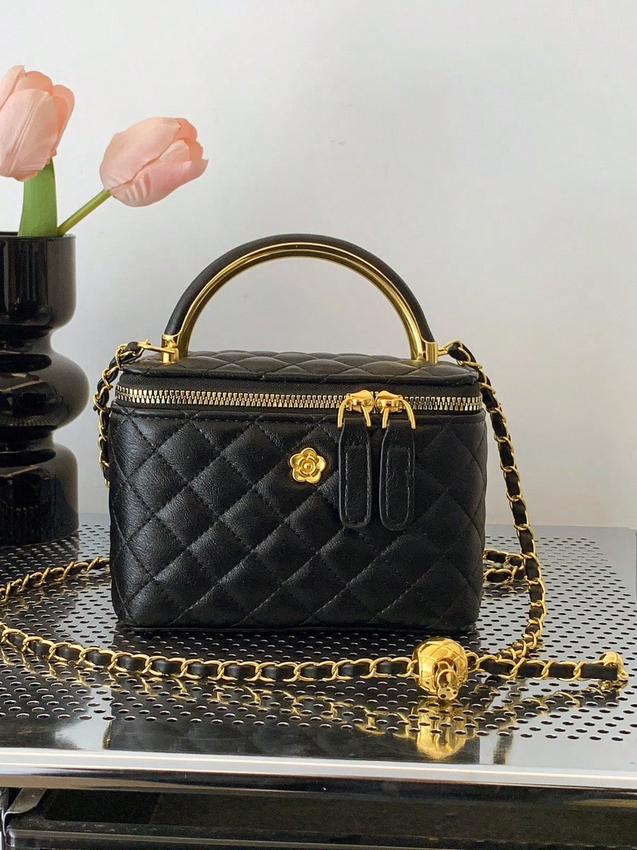 حقيبة يد سوداء كاجوال متعددة الاستخدامات