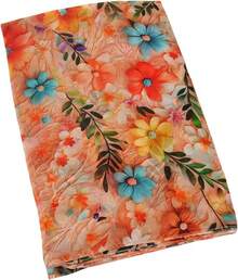 100% Mulberry Silk Scarf For Women Lightweight Long Scarves Beach Wraps Cover Up -Travel Photography Scarfhalloween - 水仙橙色背景顏色 - 查看 2