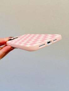 Funda protectora con diseño rosa y orificio grande (1 unidad), compatible con phone 16, 15 Pro/15 Pro/14 Pro/14 Pro/14 Pro/14 Pro/13 Pro/13/12/11/XR, anticaídas, para mujer - Multicolor - Ver 3