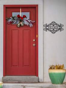 Personalized Metal Name Sign - Monogrammed Family Surname Plaque - Decorative Metal Art For Housewarming, Wedding Gift - Outdoor Metal Wall Art - Artisan Crafted, Elegant Design