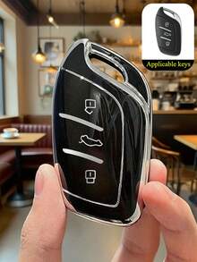 1 件 TPU 汽车智能遥控钥匙壳保护套，适用于 MG ZS HS 5 6 EZS 无钥匙汽车配件，保护您的汽车钥匙 - 彩色 - 查看 15
