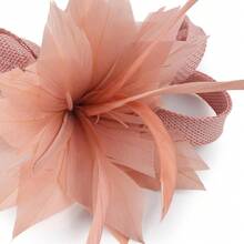 Fascinators Hats Women,Tea Party Fascinator Hair Clip With Feathers Wedding,Derby Hats Headbands - Ha9582-xueya - 查看 6