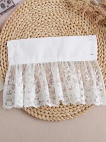 1 对时尚优雅蕾丝镂空花袖口