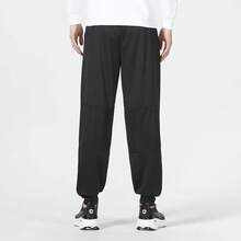 Puma 男女通用运动裤，新款秋季基础款简约休闲舒适抽绳运动裤 678007-01 - 黑色 - 查看 3