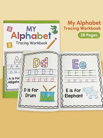 A-Z Letter Practice Workbook For Toddlers & Preschoolers - Interactive Learning Activity Book With Fun Exercises, Numbers 1-50 And Uppercase/Lowercase Letter Practice - Mixed Colors, Ages 3+