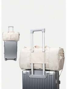 Bolsa de Ginástica Esportiva, Bolsa Transversal Masculina e Feminina com Compartimento para Sapatos e Bolsos Secos e Úmidos, Bolsa de Fitness, Yoga, Pilates, Natação, Praia, Viagem, Mala de Viagem, Bolsa Feminina - Multicolorido - Visão 6